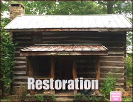 Historic Log Cabin Restoration  Baldwin County, Alabama